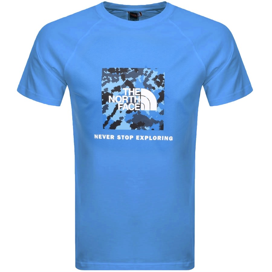 Alternative Image for ProductThe North Face Raglan Redbox T Shirt Blue1